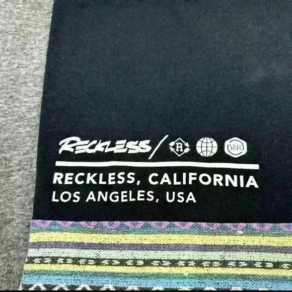 Young & Reckless Tank Top Mens medium Aztec Southwestern Streetwear Y2K - Picture 2 of 6